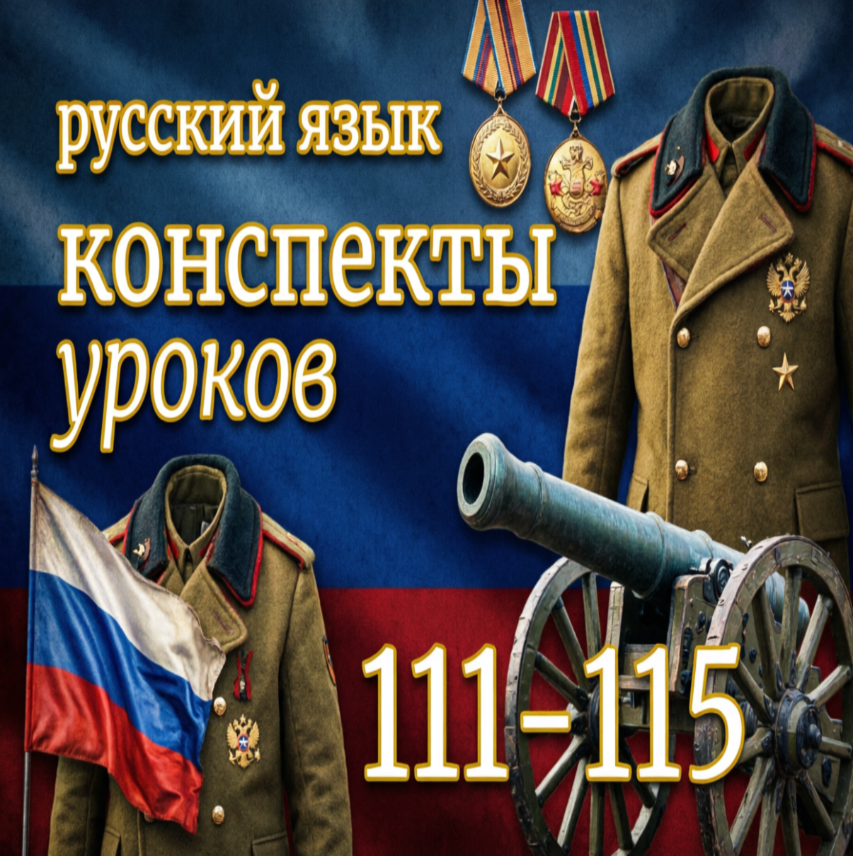 Русский язык, 4 класс. Конспекты уроков 111-115.